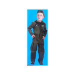 Air Force Full Suit & Cap (Green) Costume - Kids (Large)