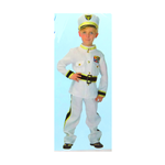 White Navy with Cap Costume - Kids (Large)