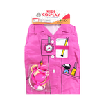 Nurse Coat with Nurse print pink -  Kids