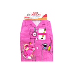 Nurse Coat with Nurse print pink -  Kids