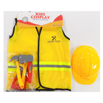 Woodworking w/ Plastic Cap Costume with toy - Kids (Medium)