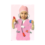 Pink Nurse Scrub Costume - Kids (Large)
