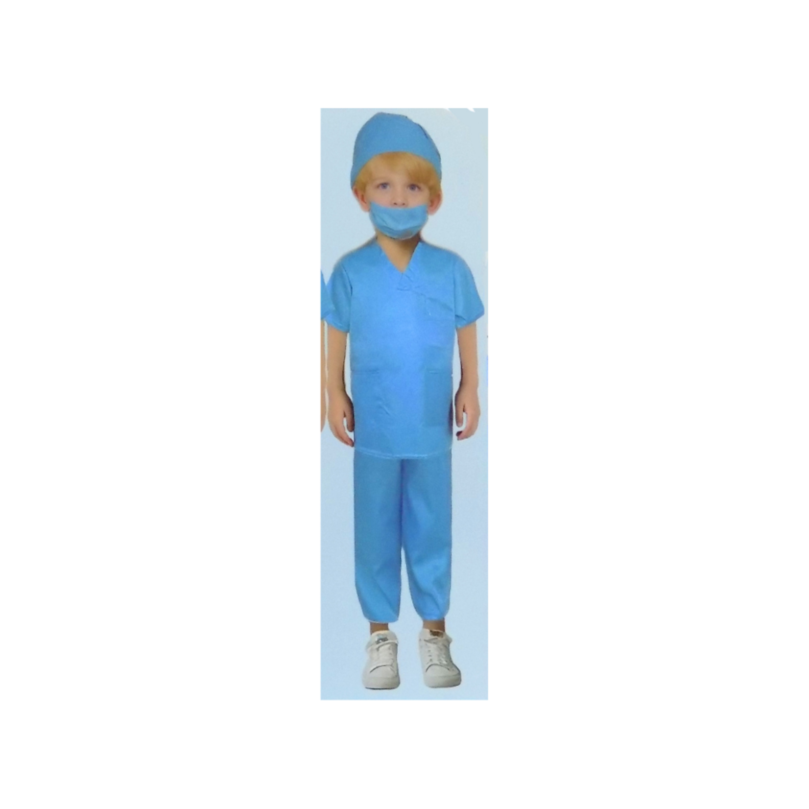 Doctor Blue Costume with toy - Kids (Medium)