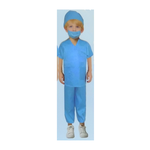 Doctor Blue Costume with toy - Kids (Large)