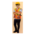Construction Worker Vest (Orange) Costume - Kids