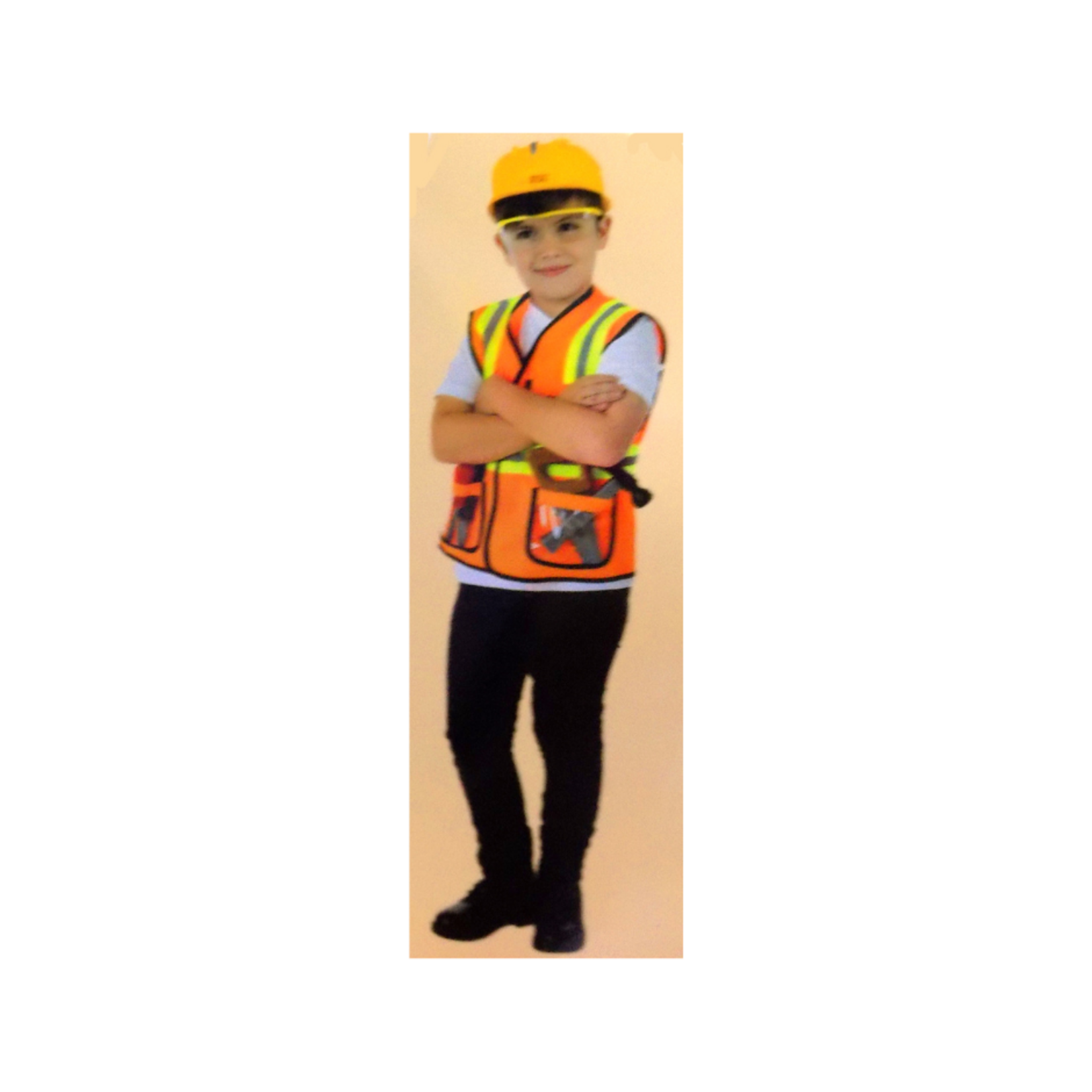 Construction Worker Vest (Orange) Costume - Kids