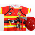 Firefighter Costume with helmet - Kids