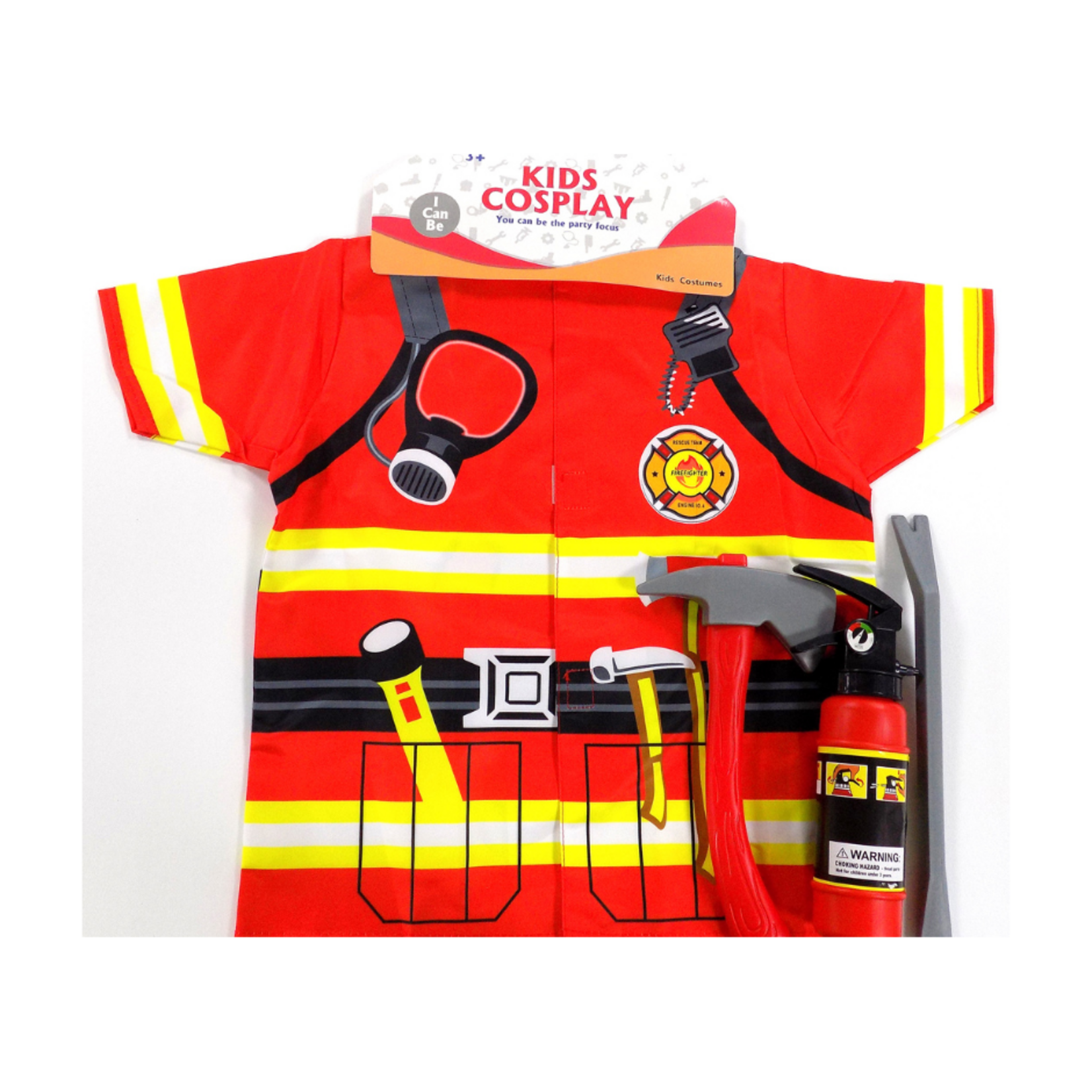 Rescue Team Firefighter with toys Costume - Kids