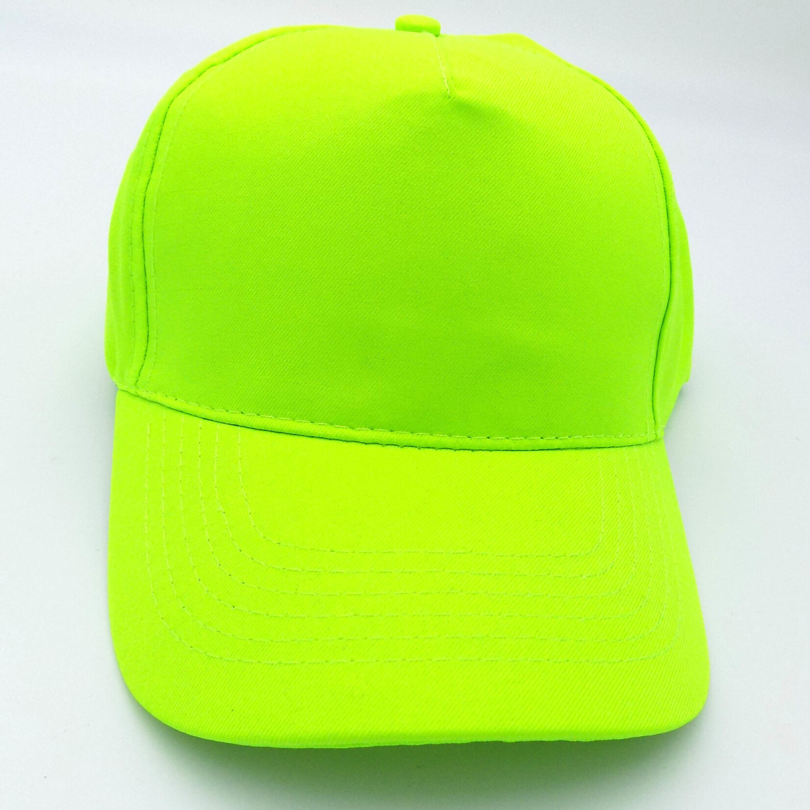 5 Panel cap with Velcro Closure - Green/Neon Green