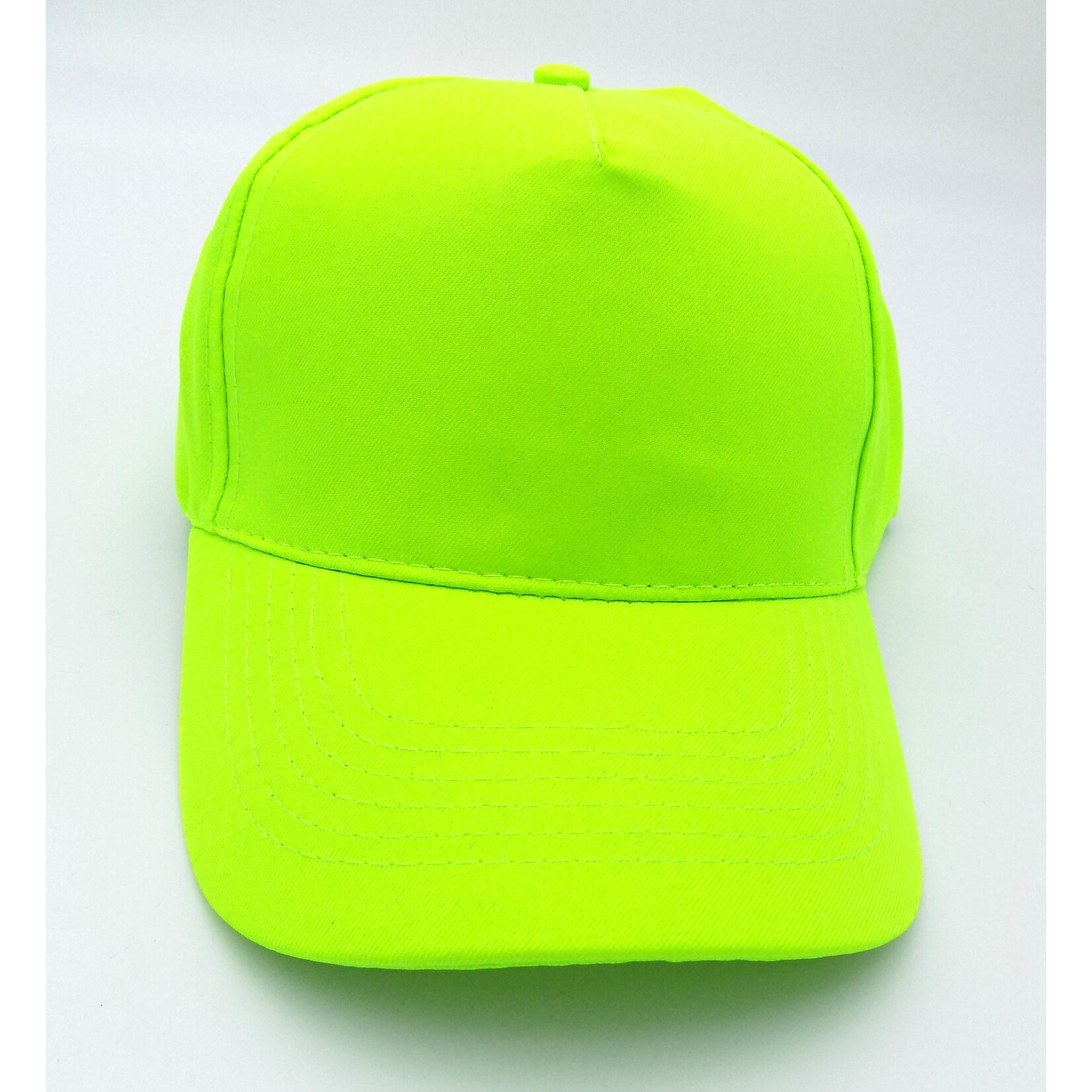 5 Panel cap with Velcro Closure - Green/Neon Green