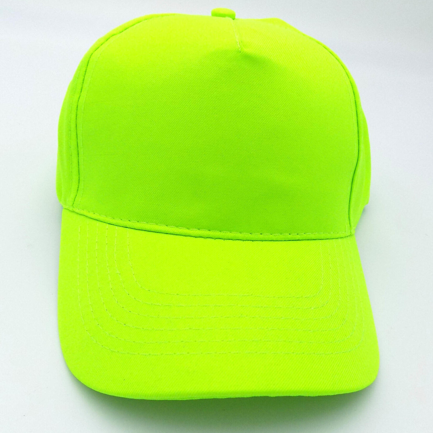 5 Panel cap with Velcro Closure - Green/Neon Green