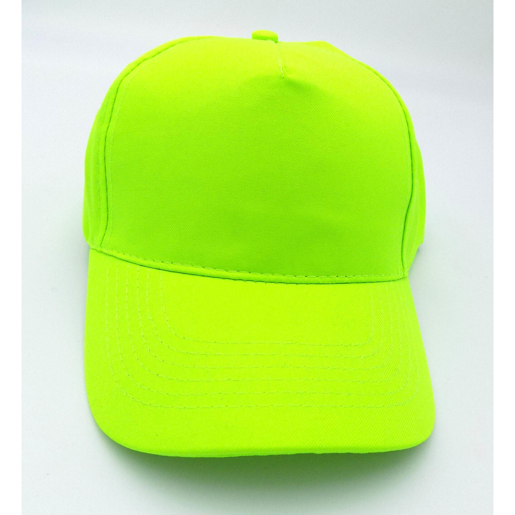 5 Panel cap with Velcro Closure - Green/Neon Green