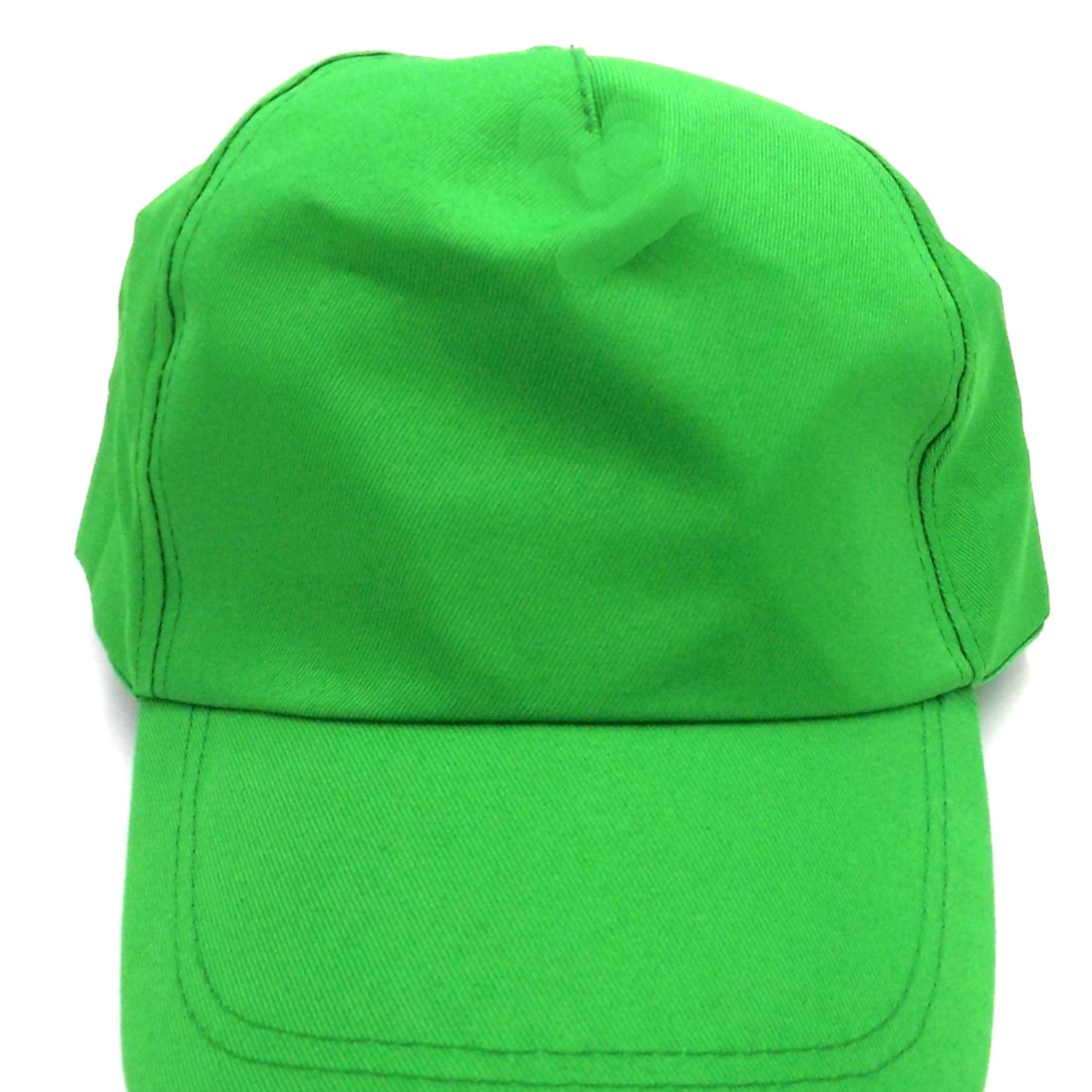 5 Panel cap with Velcro Closure - Green/Neon Green