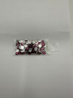Crystal Plain 8 x 10mm (0val) Deep Pink