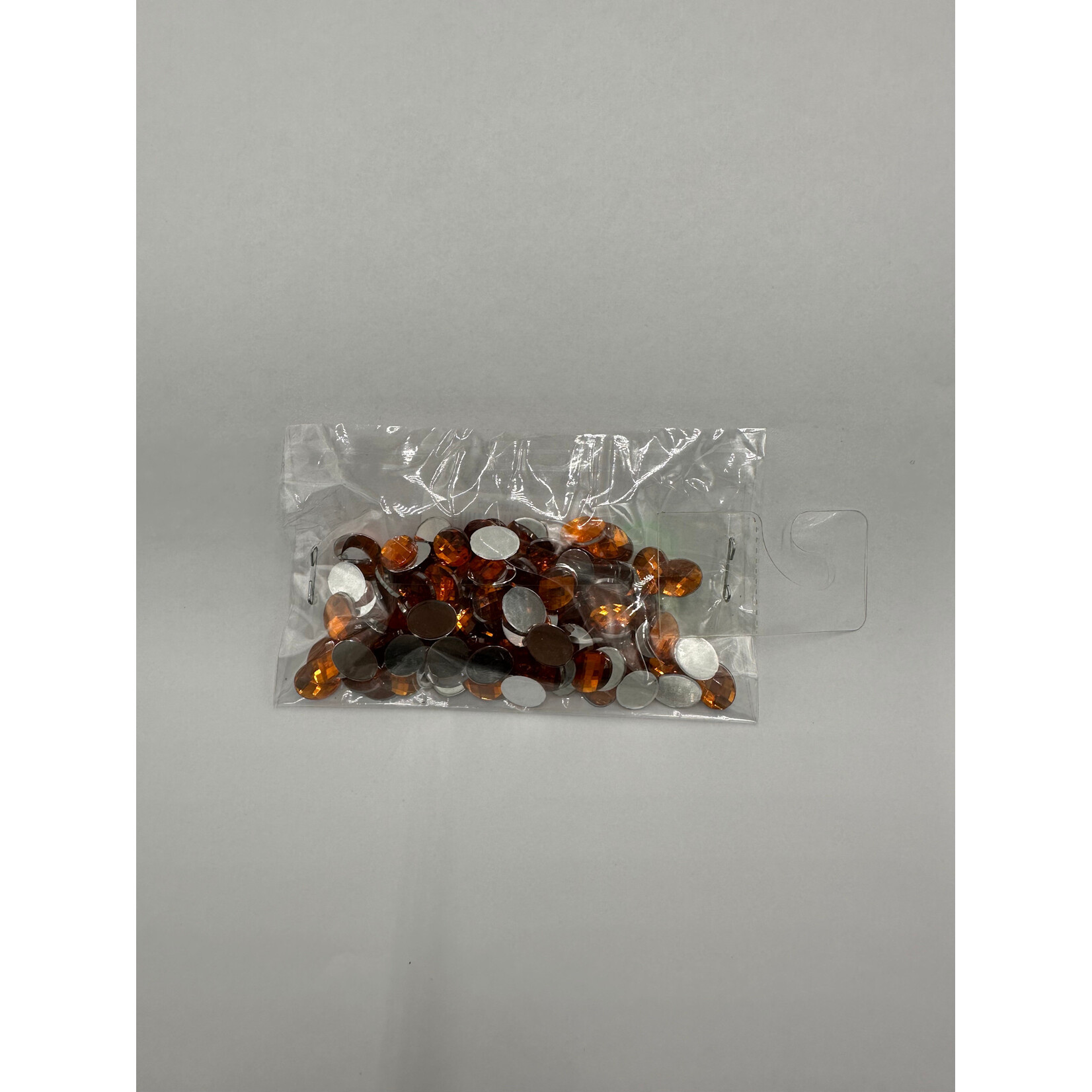 Crystal Plain 8 x 10mm (0val) Bright Orange