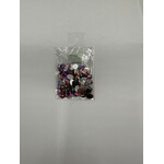 Crystal AB 8 x 10mm (0val) Deep Pink