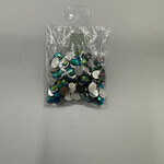 Crystal AB 8 x 10mm (0val) Kelly Green
