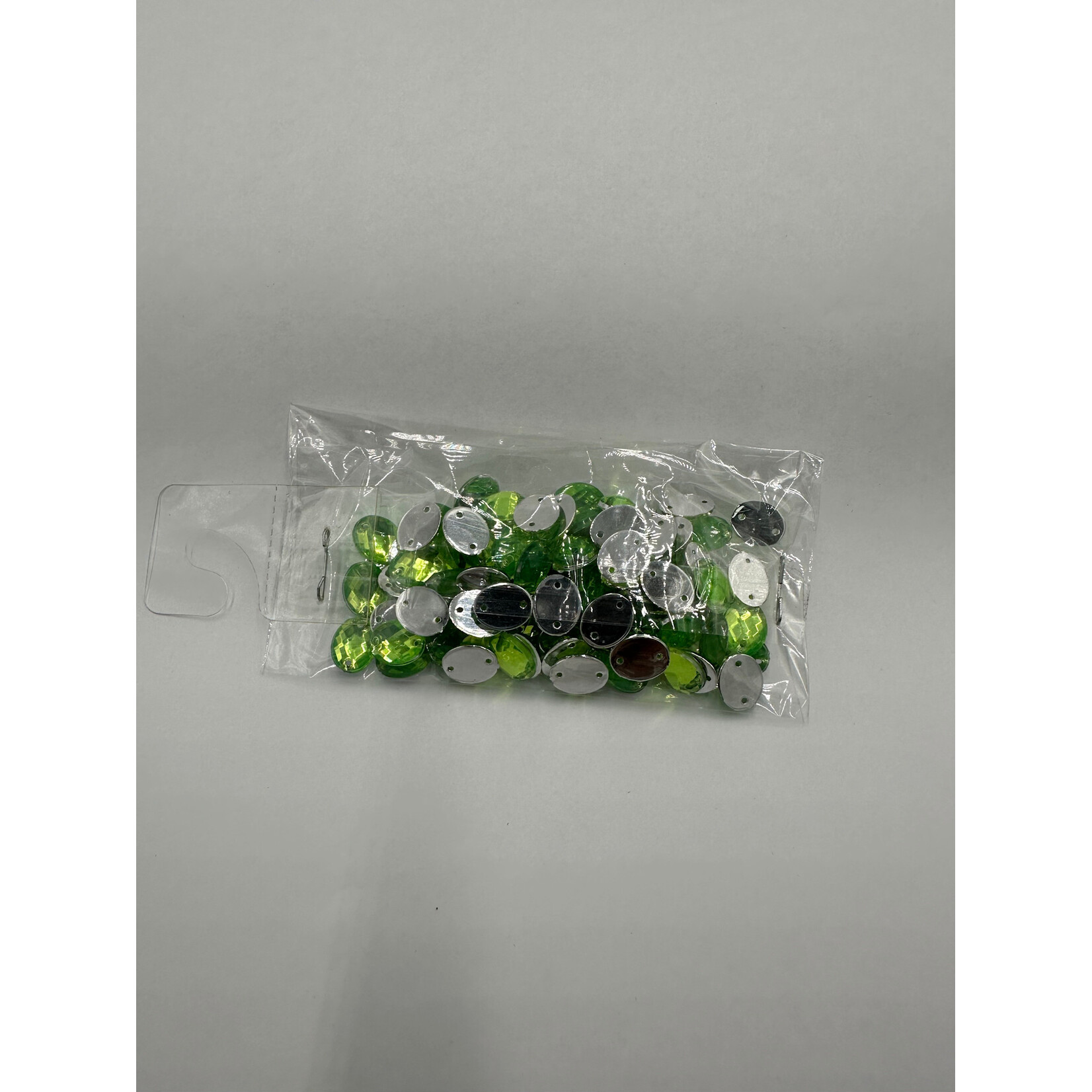 Crystal Plain 8 x 10mm (0val) Light Green