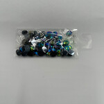 Crystal Plain 8 x 10mm (0val) Blue Iridescent