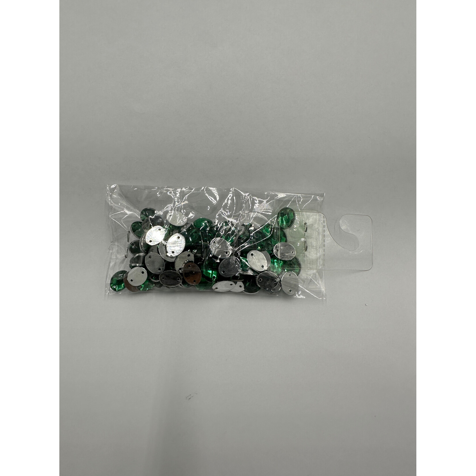 Crystal Plain 8 x 10mm (0val) Kelly Green