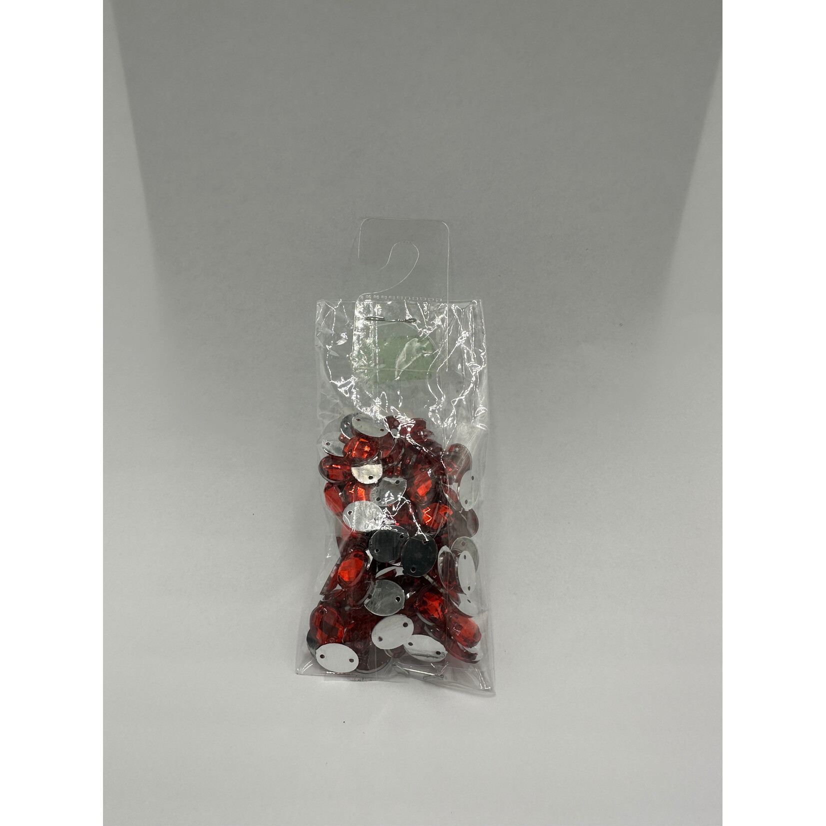 Crystal Plain 8 x 10mm (0val) Red