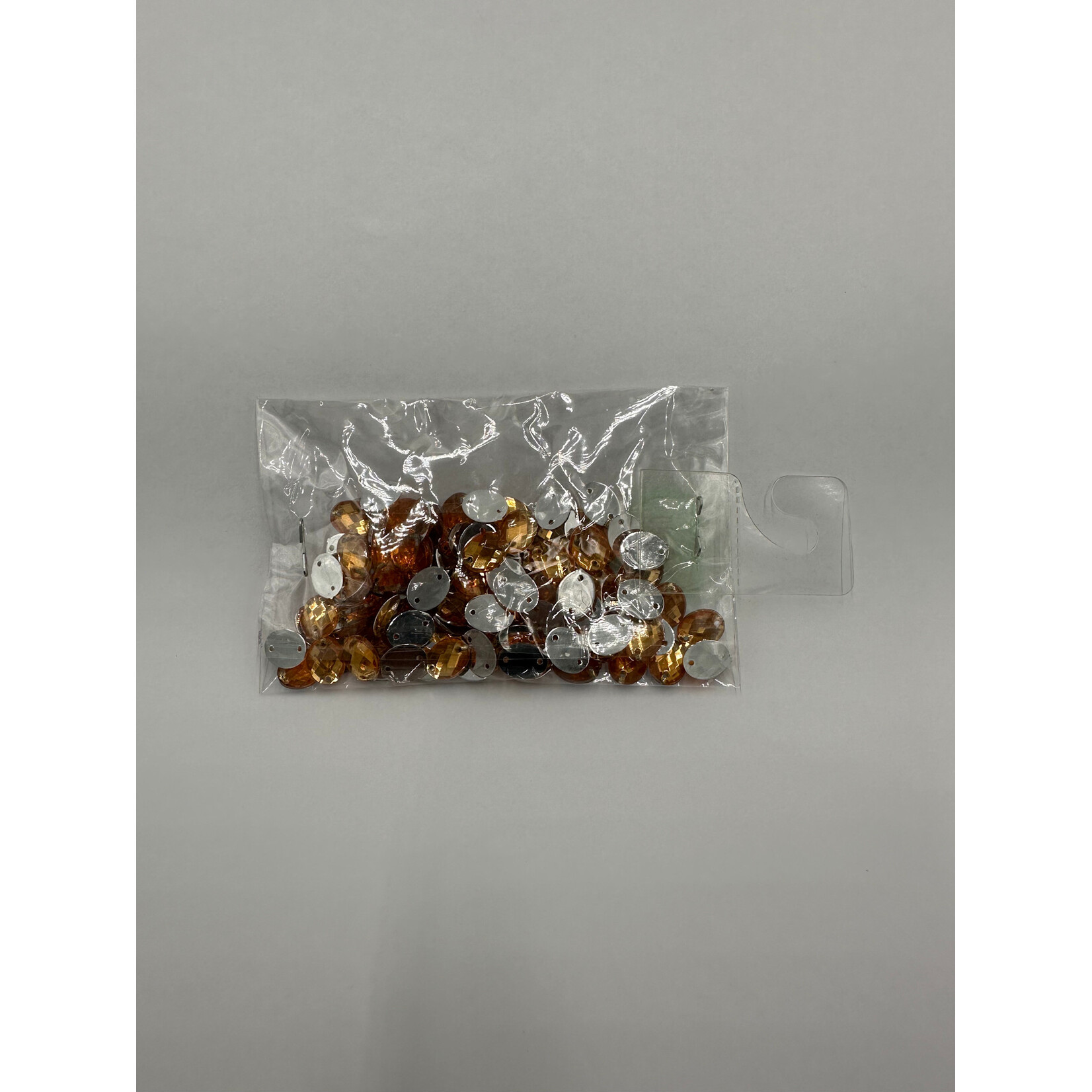 Crystal Plain 8 x 10mm (0val) Orange