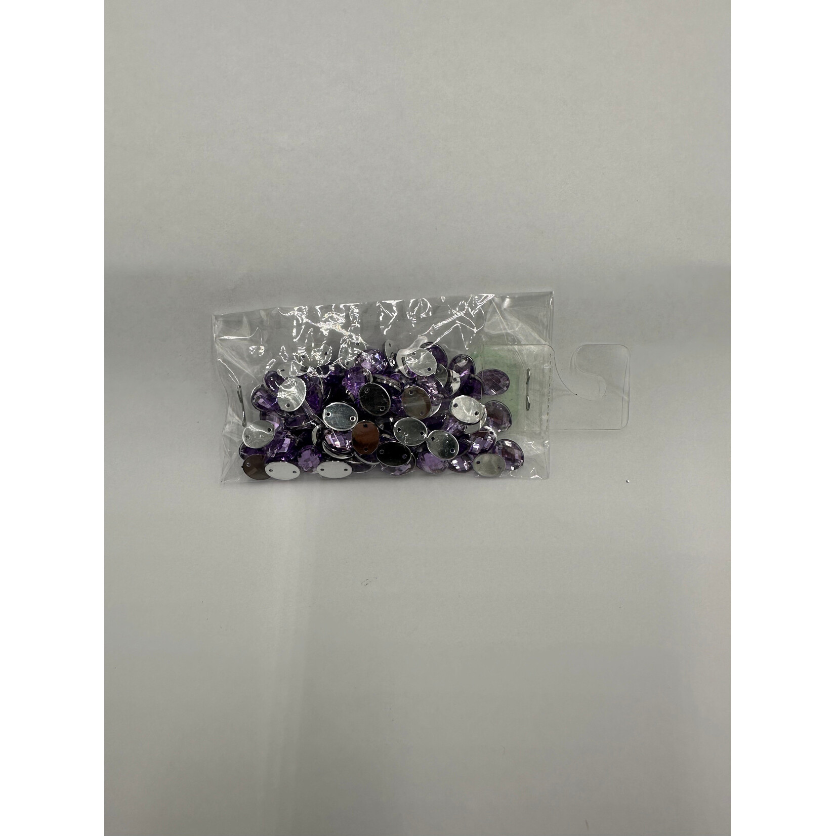 Crystal Plain 8 x 10mm (0val) Amethyst