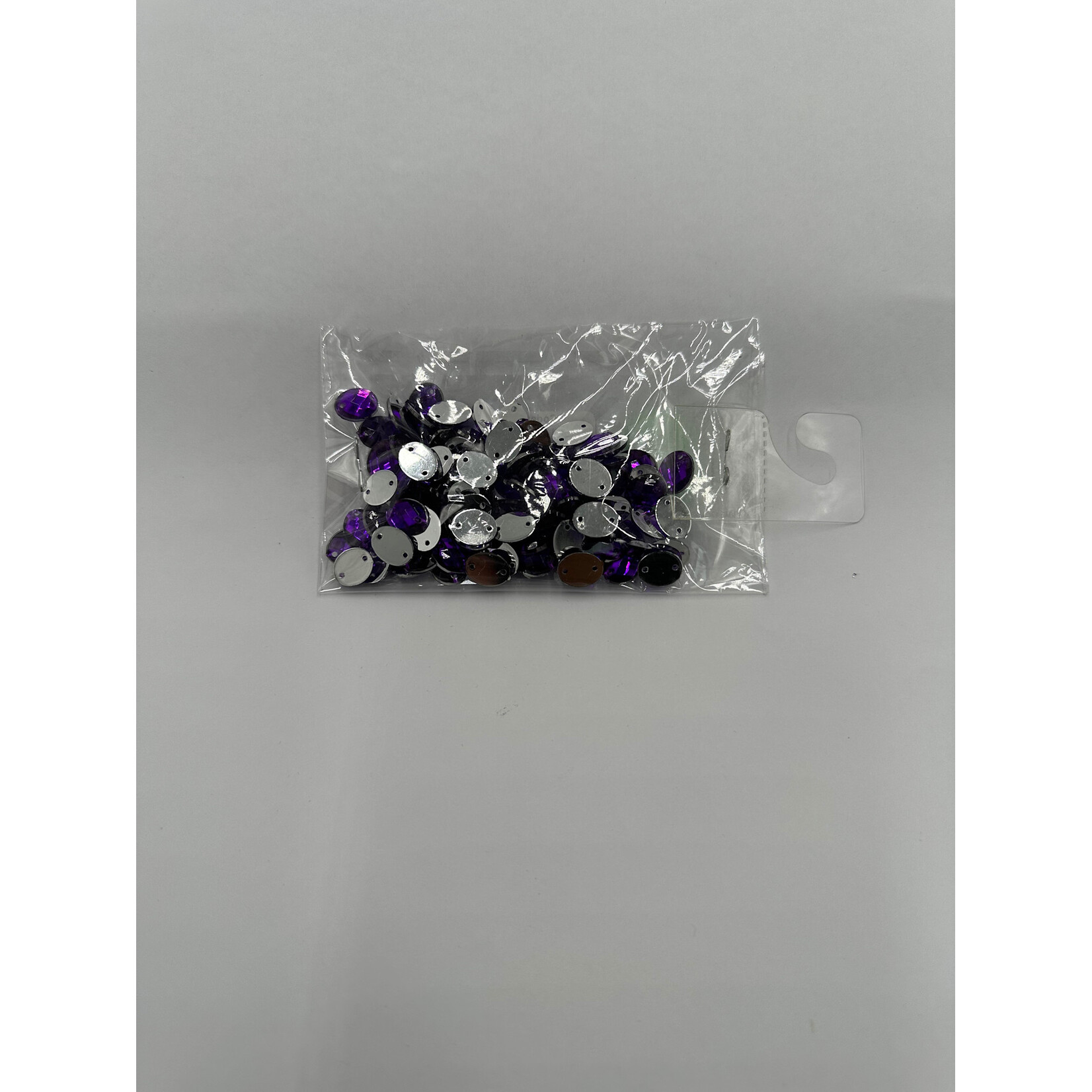 Crystal Plain 8 x 10mm (0val) Purple