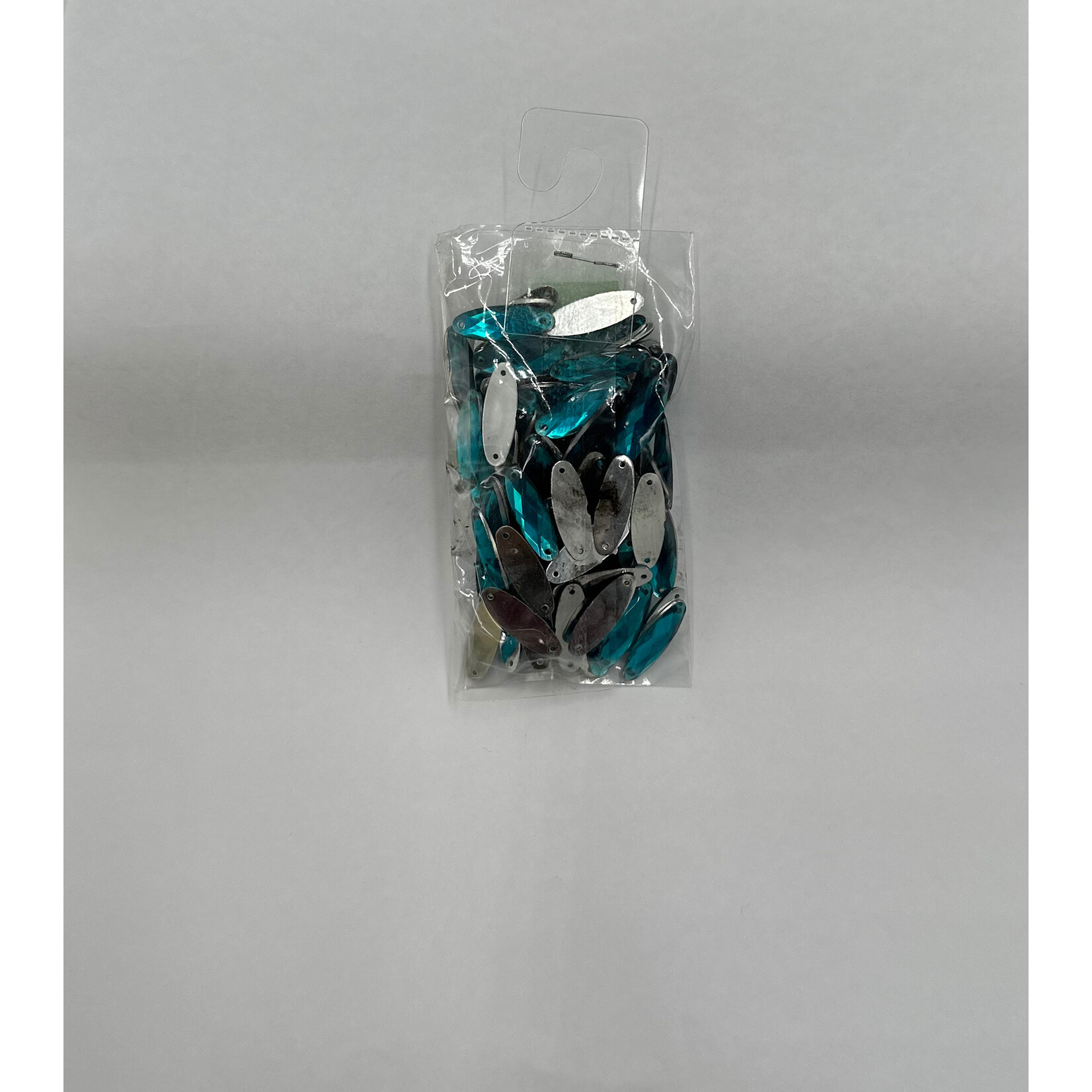 Crystal Plain 7 x 20 (Navette) Cyan