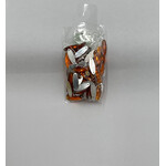 Crystal Plain 7 x 20 (Navette) Bright Orange