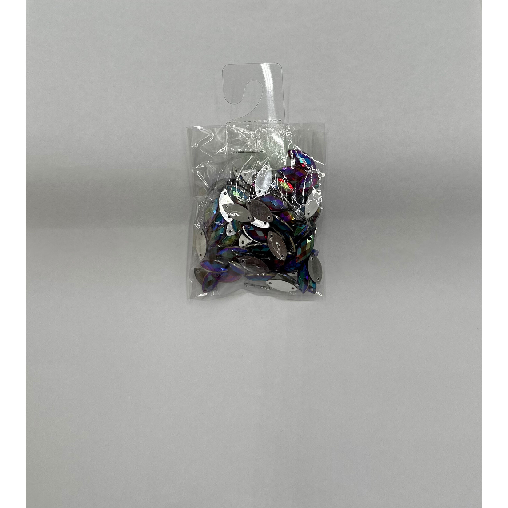 Crystal AB 7 x 15mm (Navette) Red