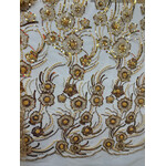 Embroidery Sequins & Bead 125-130cm - Gold