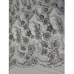 Embroidery Sequins & Bead 125-130cm - Silver