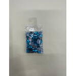 Crystal Plain 10 x 14mm (Drop) Cyan