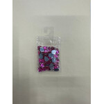 Crystal Plain 10 x 14mm (Drop) Hot Pink