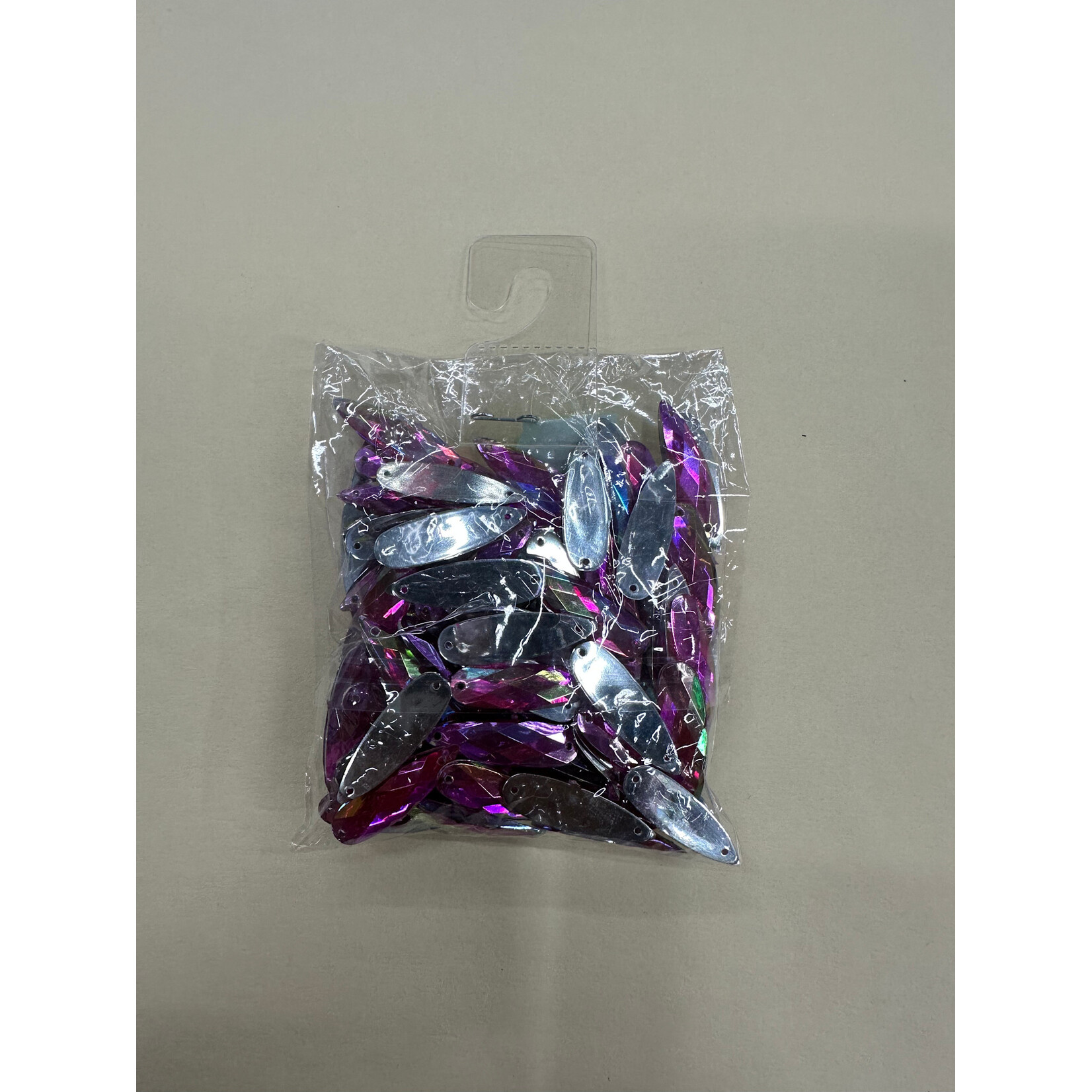 Crystal AB 8 x 28mm Deep Pink