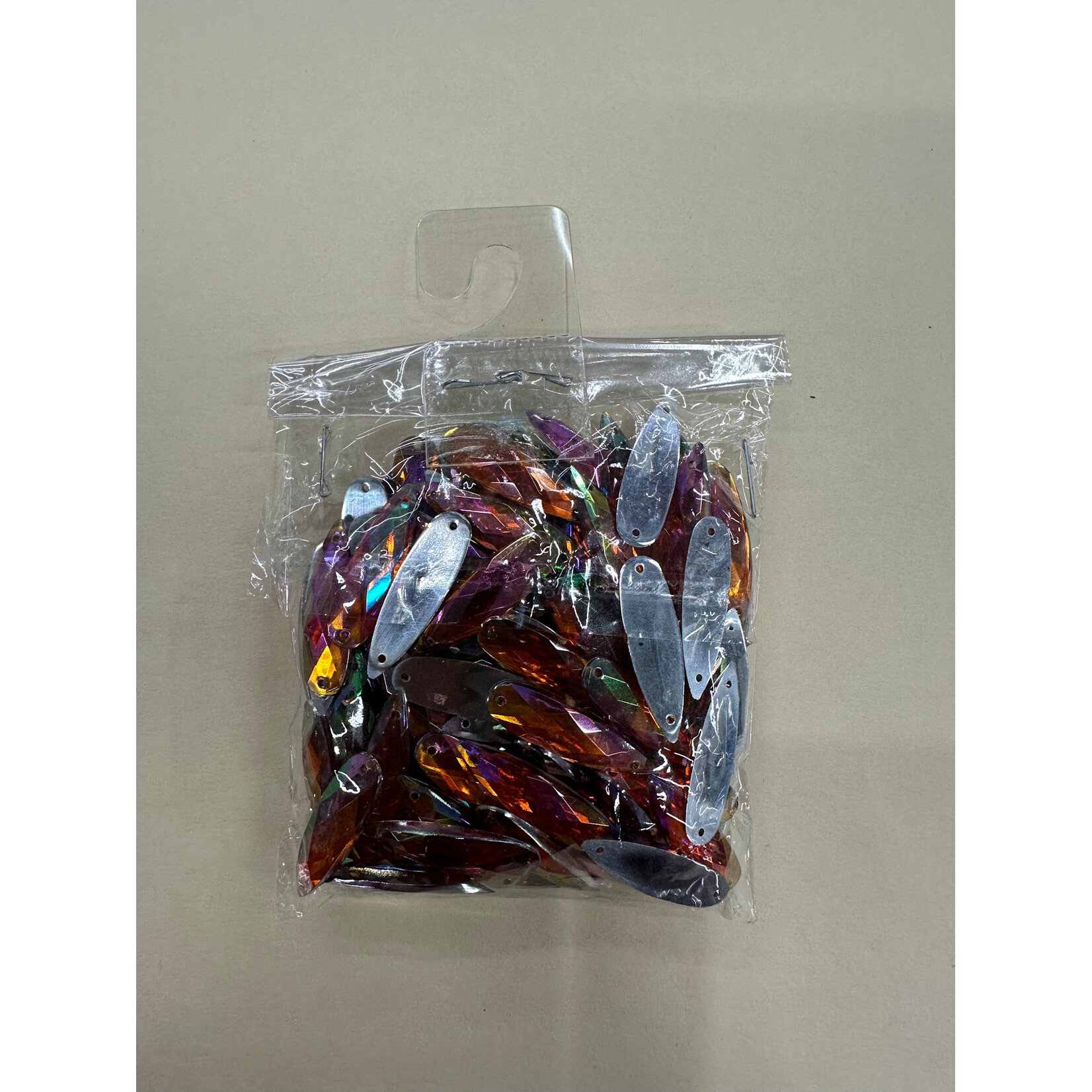 Crystal AB 8 x 28mm Bright Orange