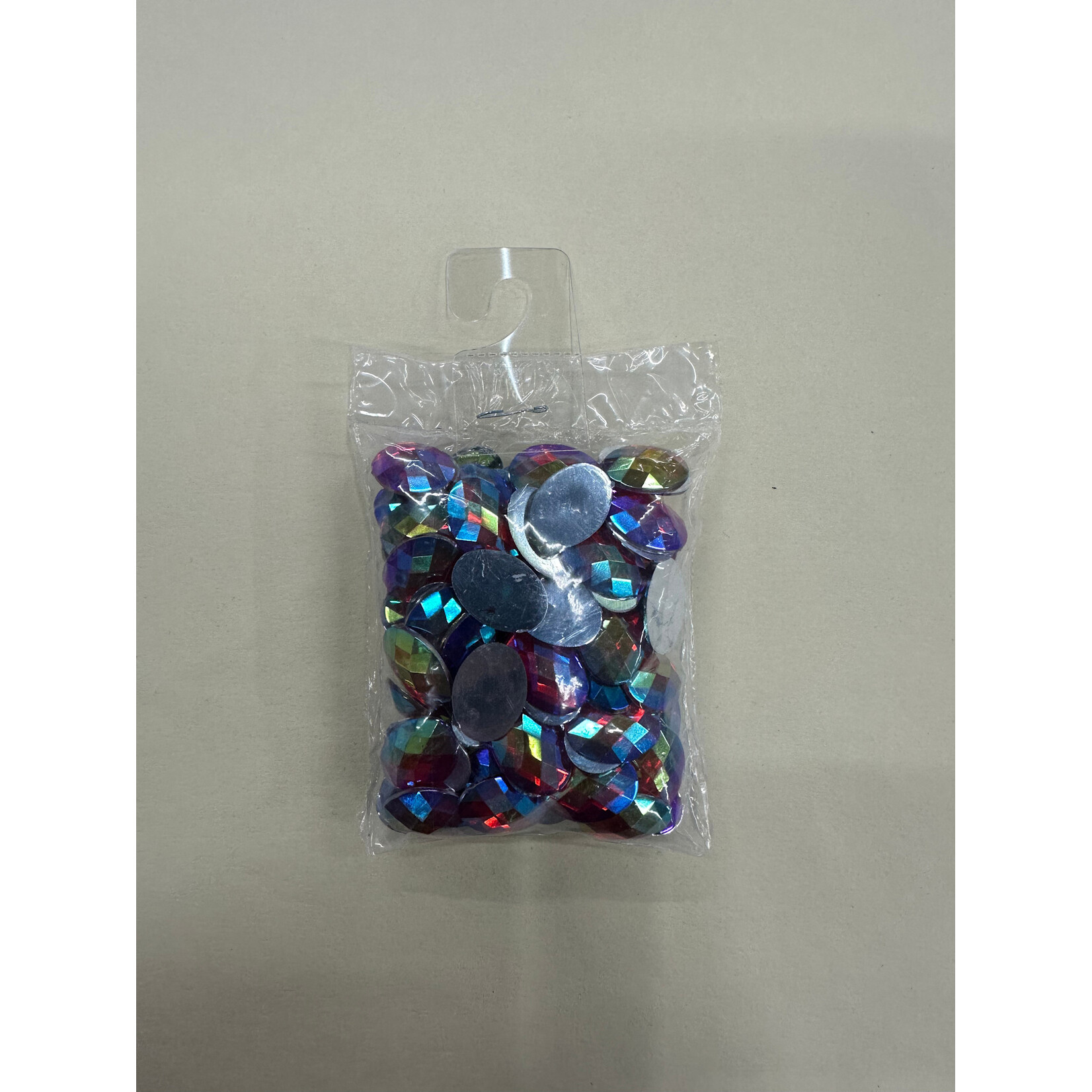 Crystal AB 13 x 18mm (Oval) Red