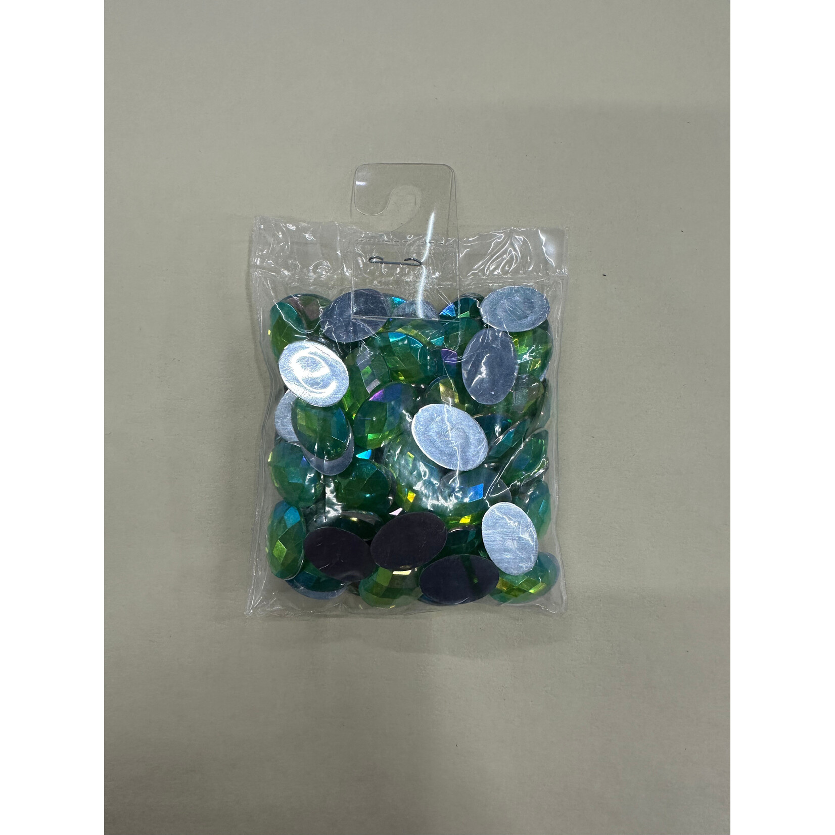 Crystal AB 13 x 18mm (Oval) Light Green