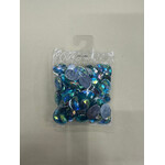 Crystal AB 13 x 18mm (Oval) Sky Blue