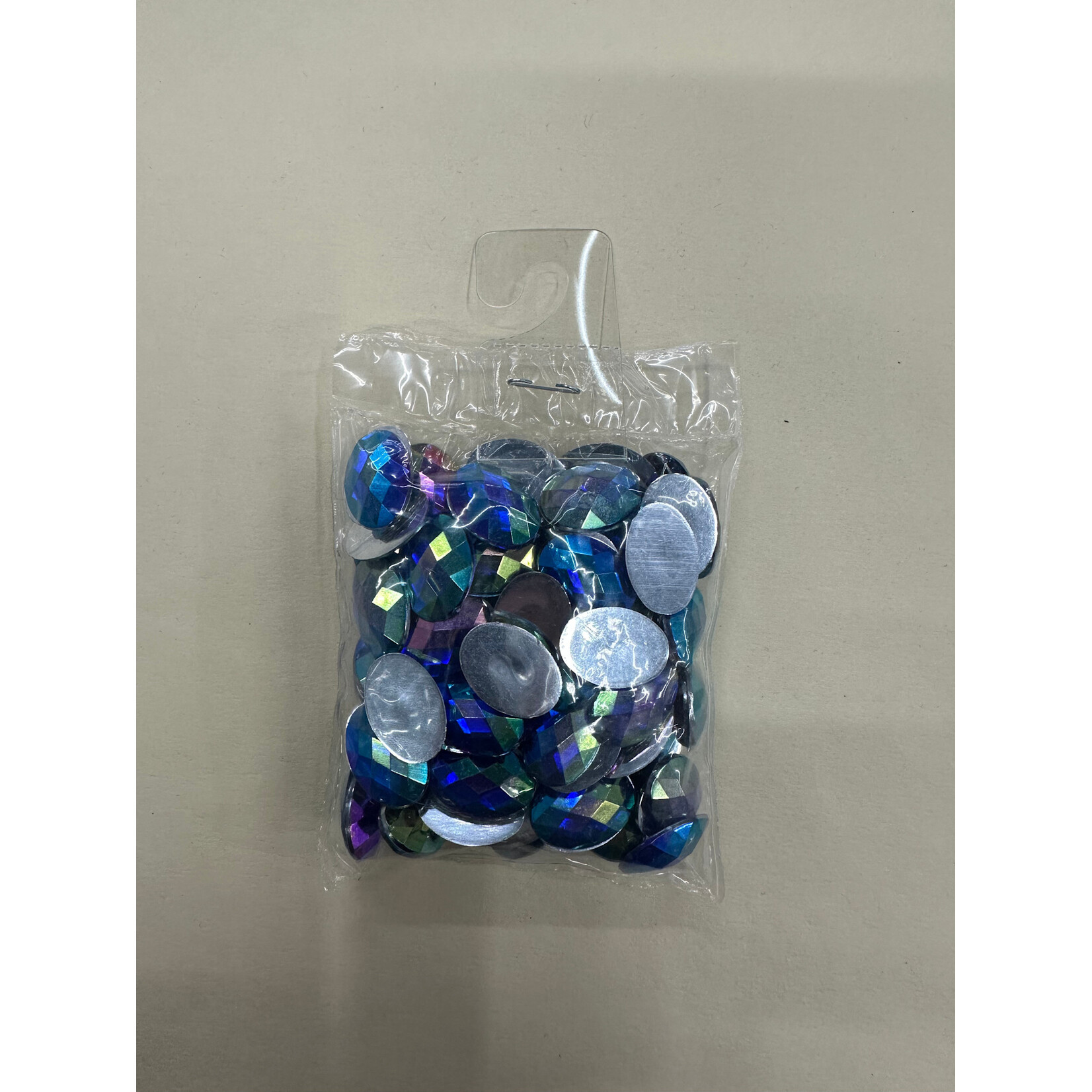 Crystal AB 13 x 18mm (Oval) Sapphire Blue