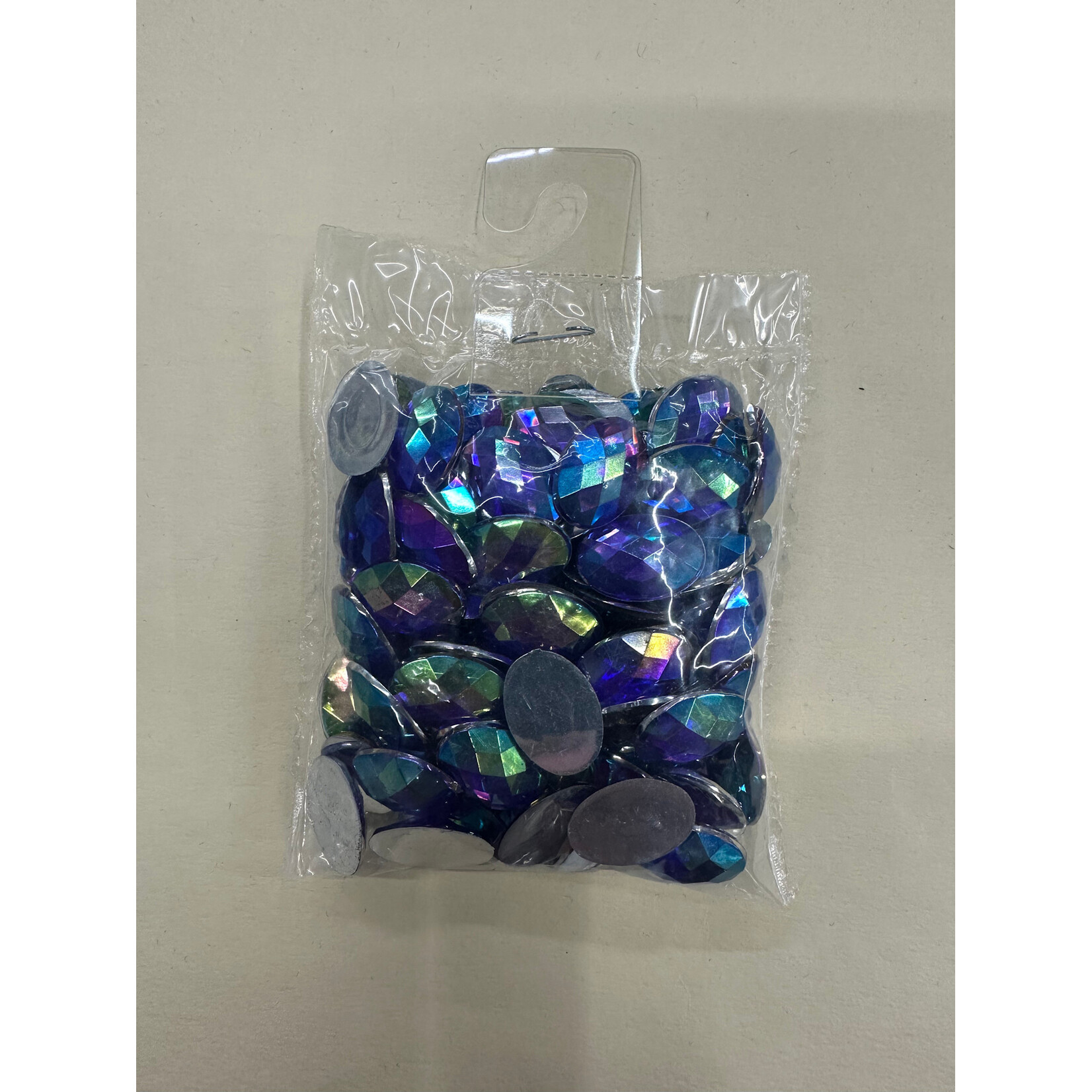 Crystal AB 13 x 18mm (Oval) Purple