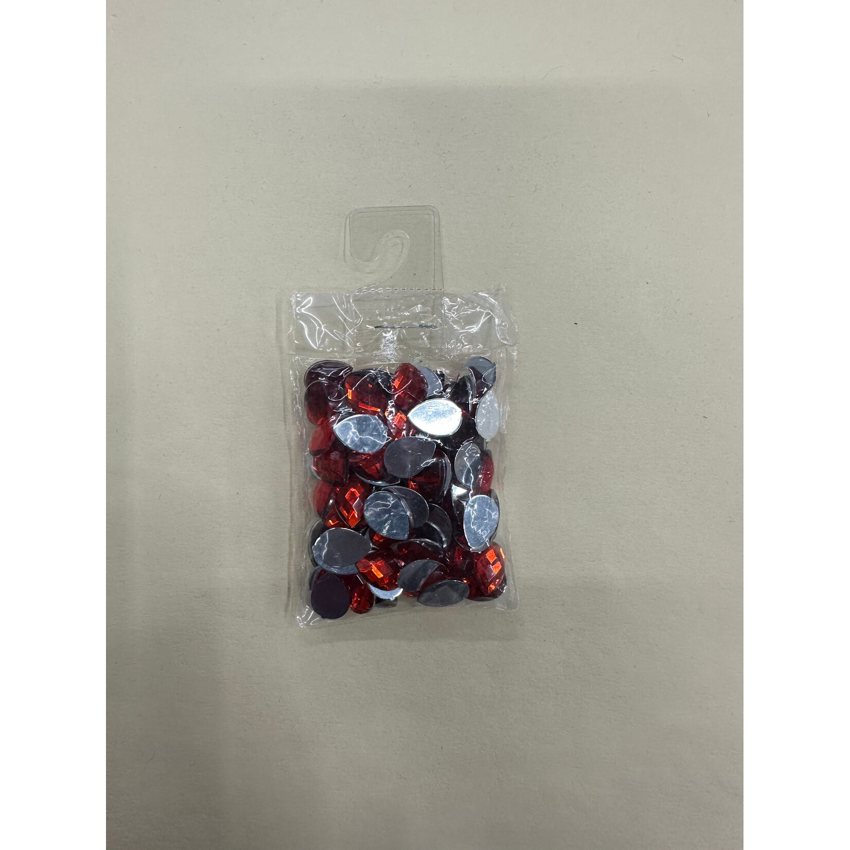 Crystal Plain 10 x 14mm (Drop) Red