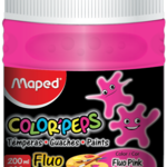 Maped Paint Pot Fluorescent Color Peps 200ml -  Pink