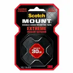 Scotch Mounting Tape Extreme 1 Inch x 60 Inches x 30lb