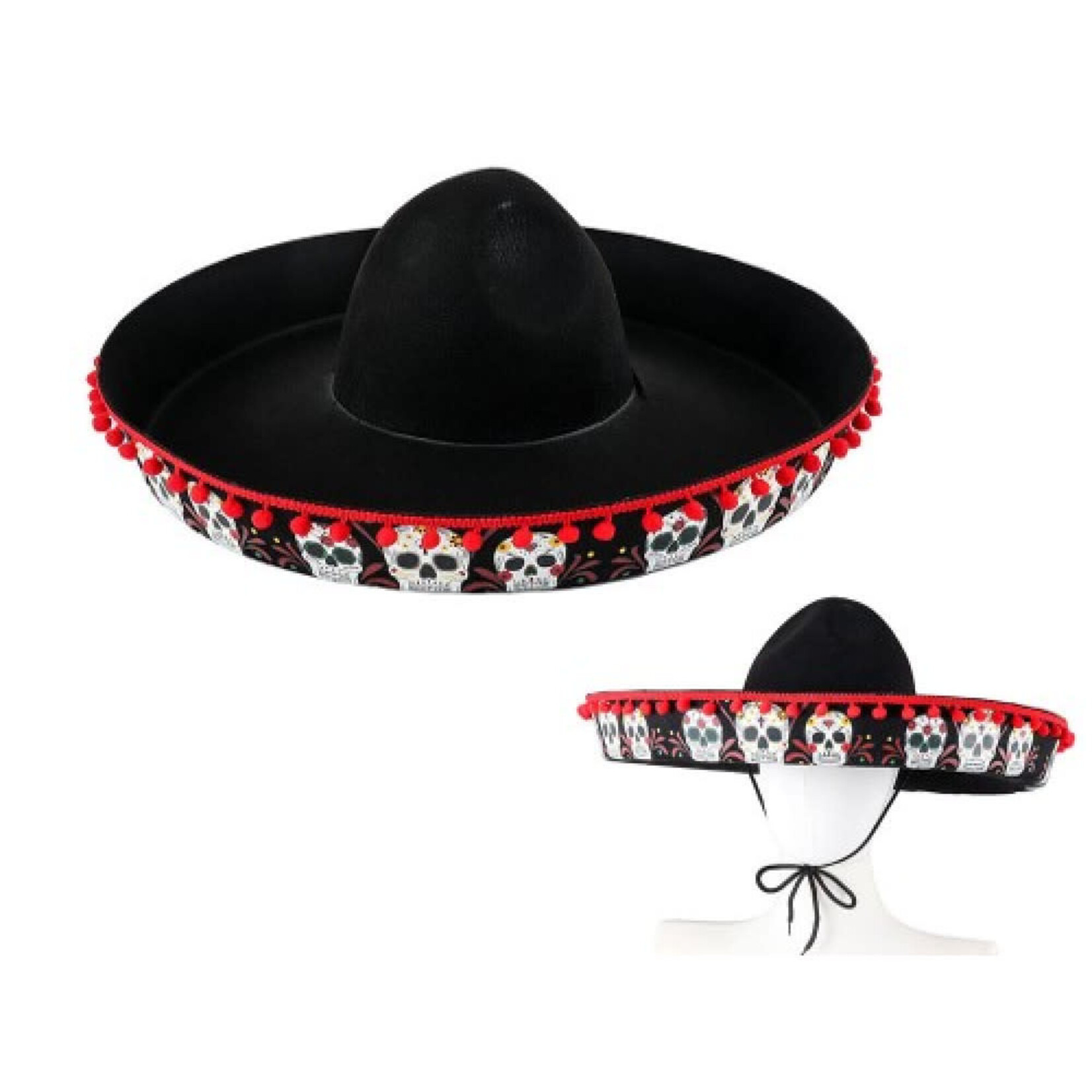 Day of the Dead Sombero Hat