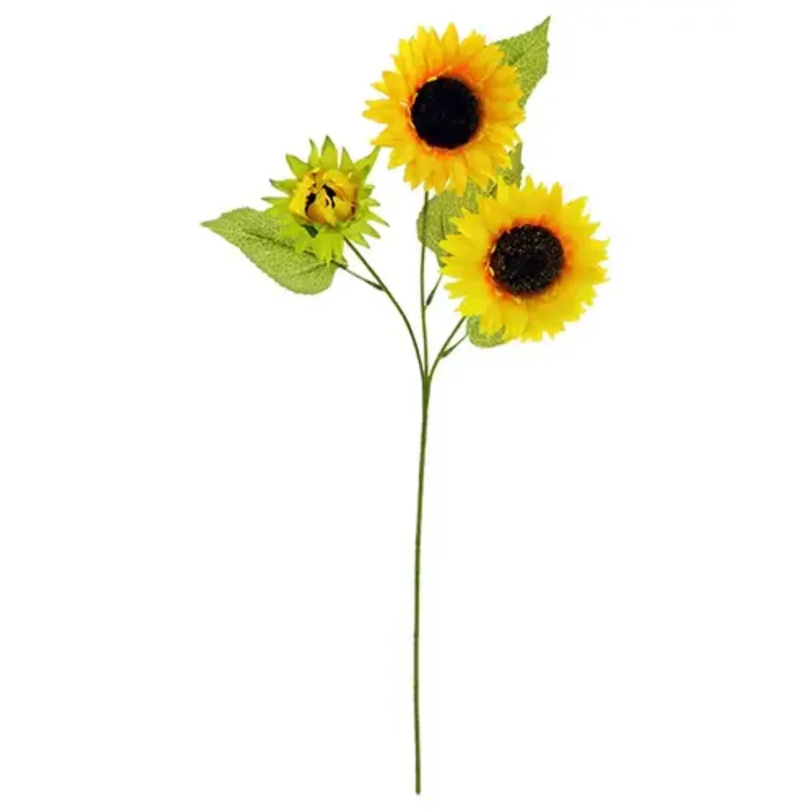 SUNFLOWER 3-BR LONG STEM 58CM