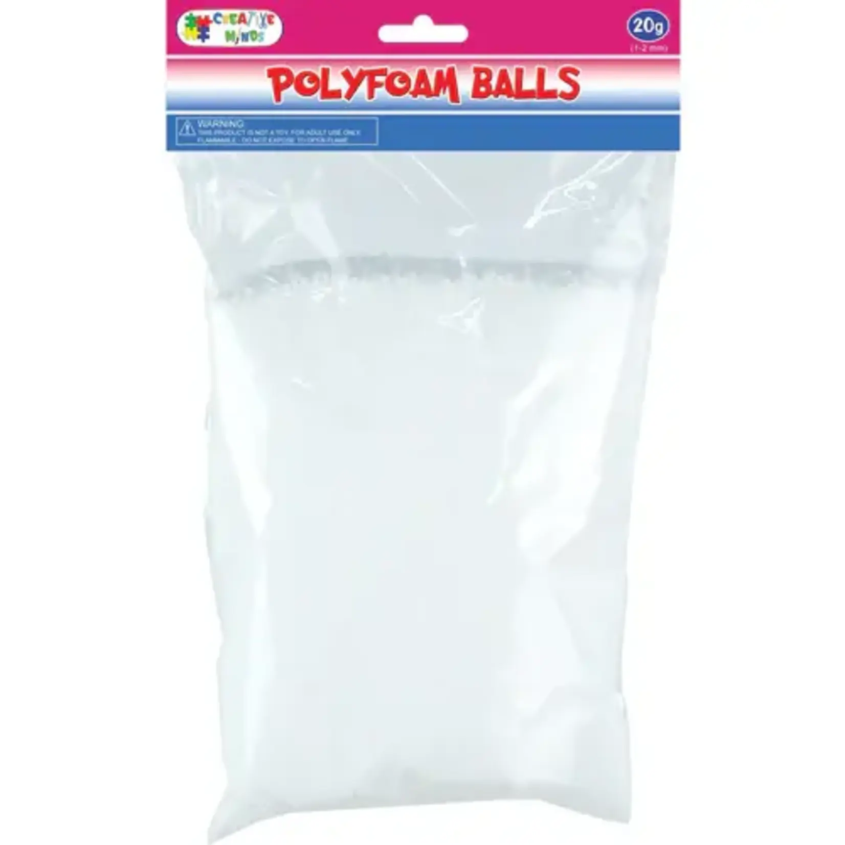 POLYFOAM POWDER BALLS WHITE 1-2MM