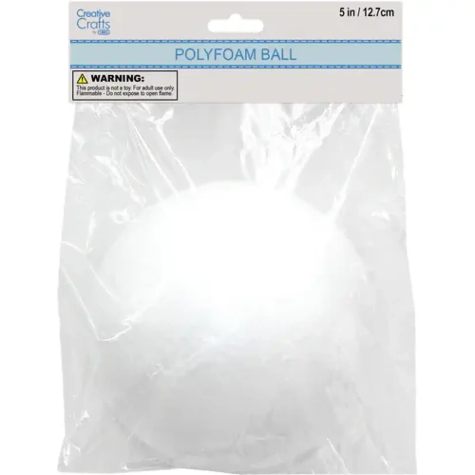 POLYFOAM BALLS 12.7CM 1PC
