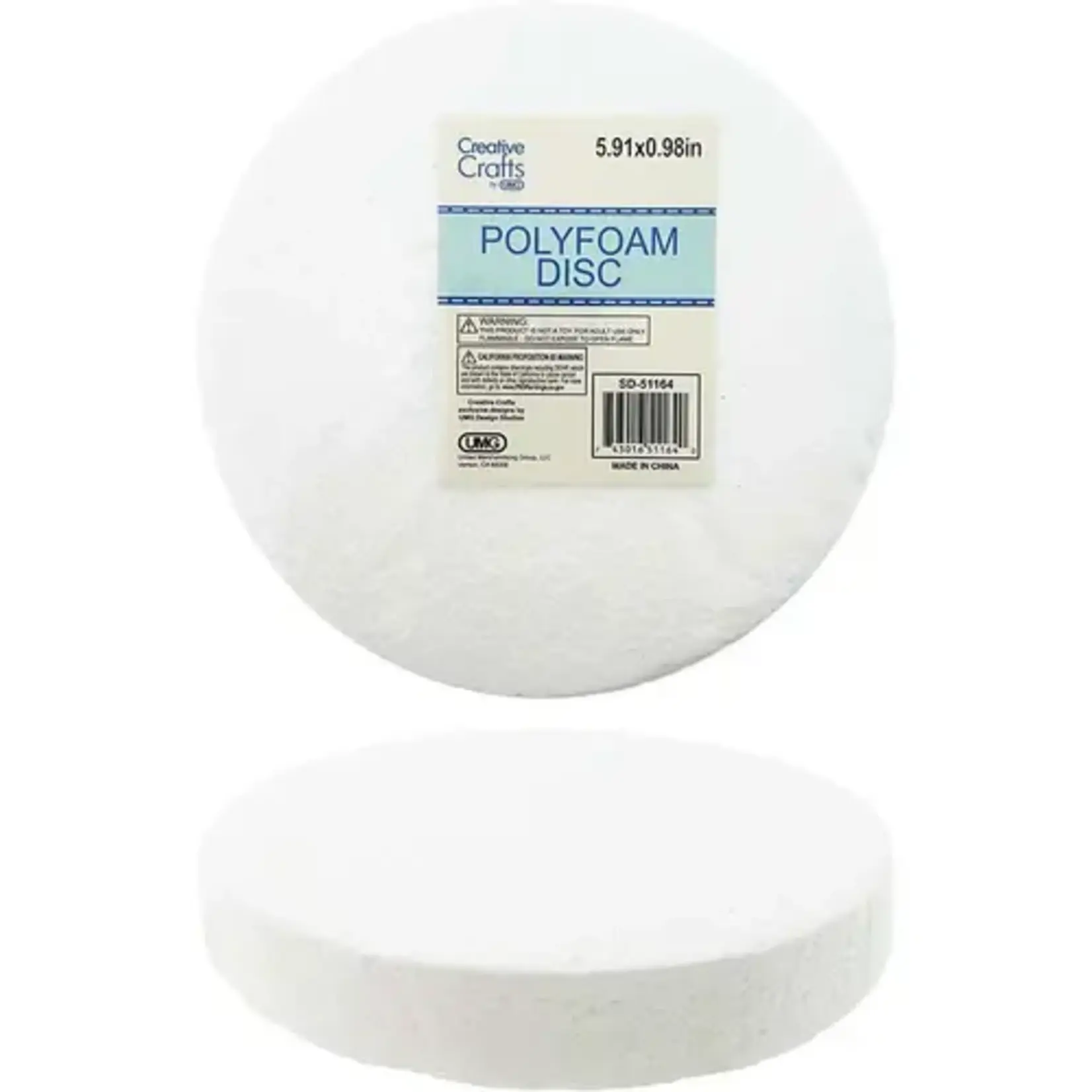 POLYFOAM DISC 15CM X 2.5CM 1 PC